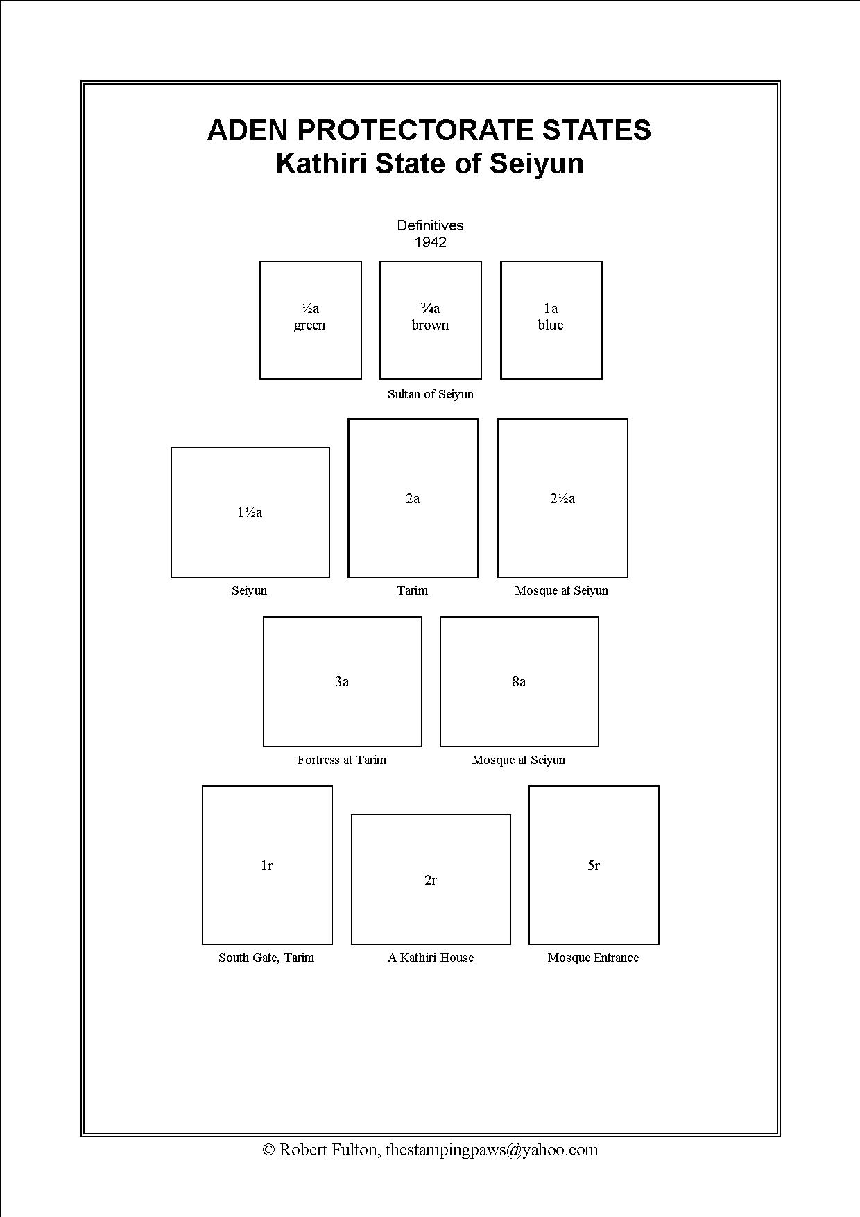 Aden Stamp Album