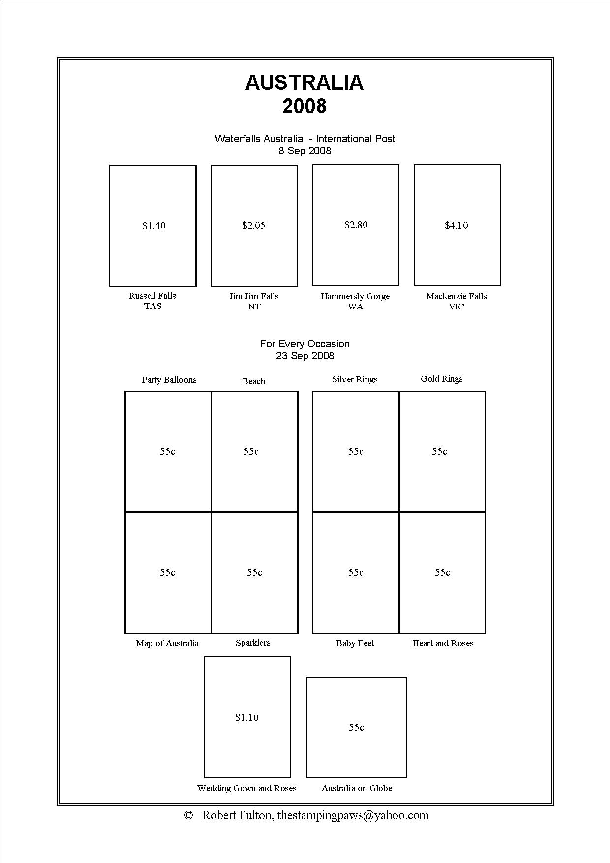 Australia Stamp Album