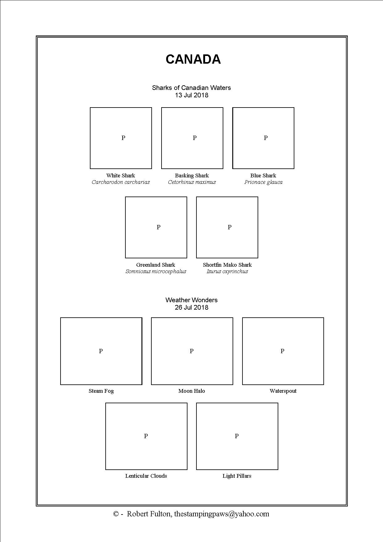 Canada Stamp Album