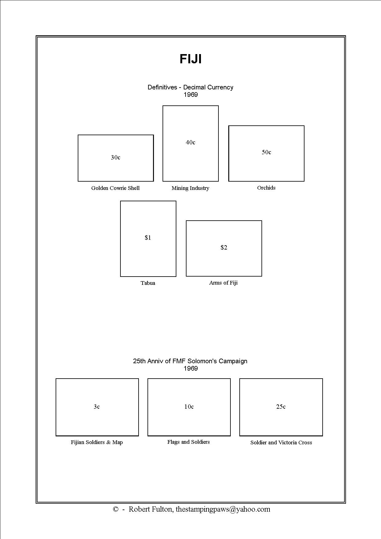 Fiji Stamp Album