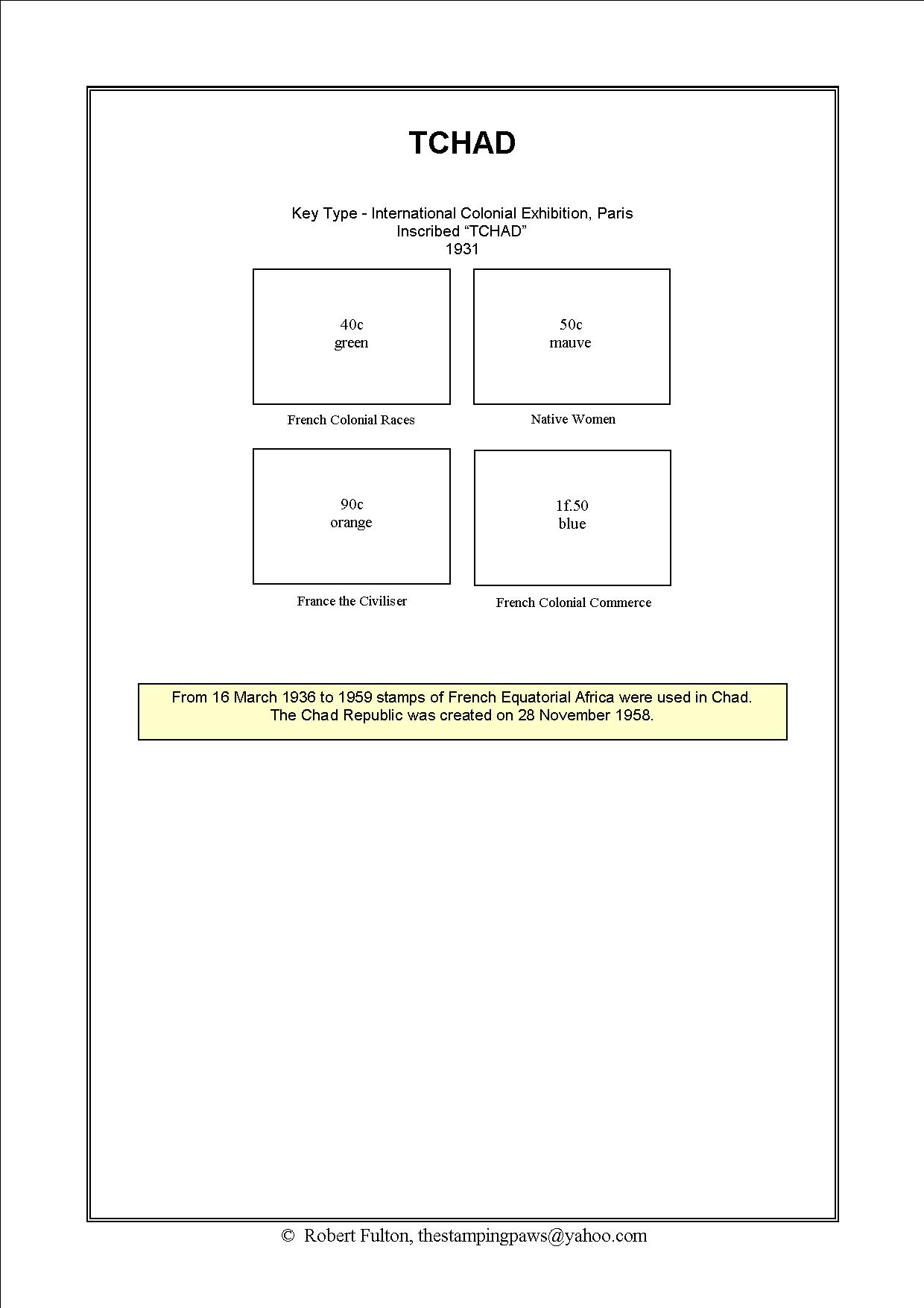 French Equatorial Africa Stamp Album