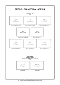 French Equatorial Africa Stamp Album