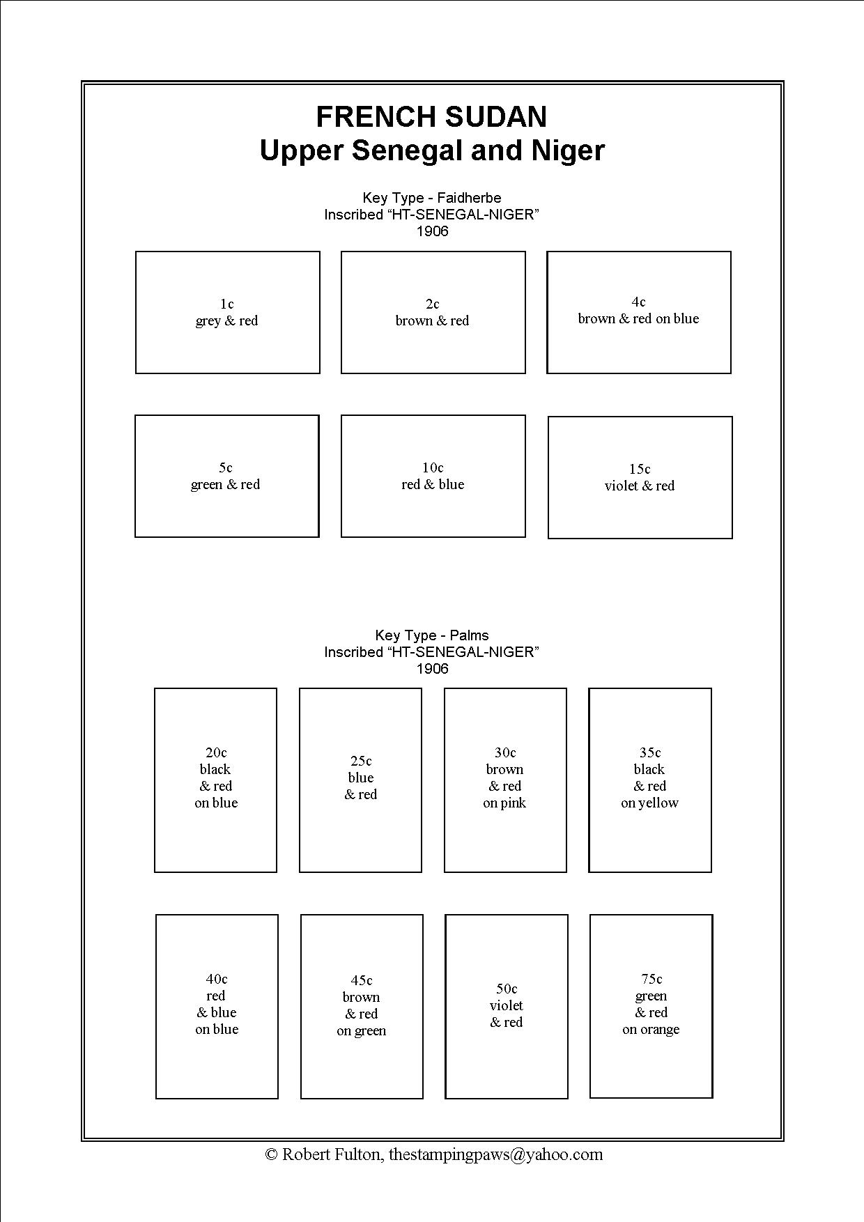 French West Africa Stamp Album