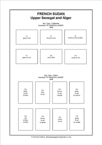 French West Africa Stamp Album