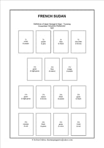 French West Africa Stamp Album