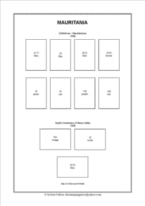 French West Africa Stamp Album