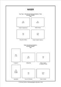 French West Africa Stamp Album