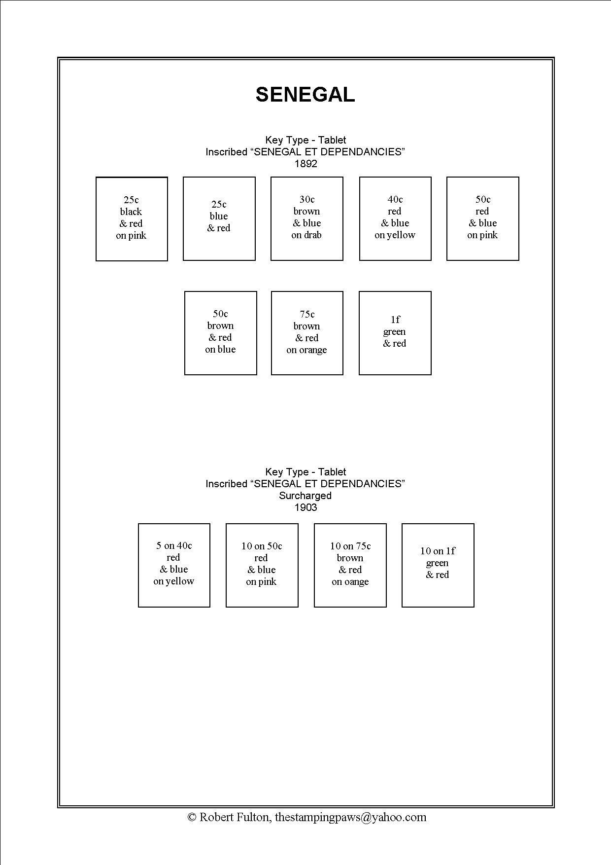 French West Africa Stamp Album