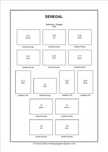 French West Africa Stamp Album