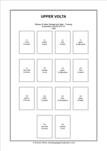 French West Africa Stamp Album