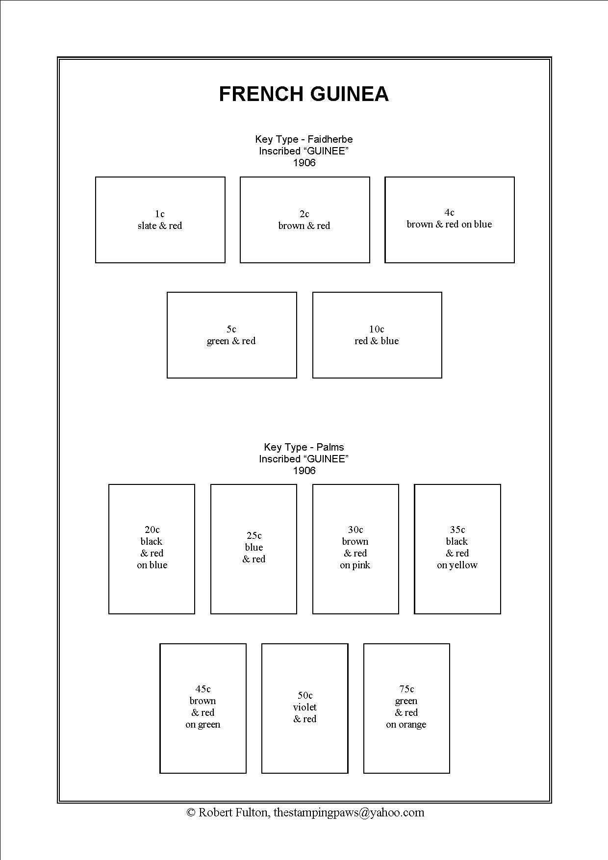 French West Africa Stamp Album