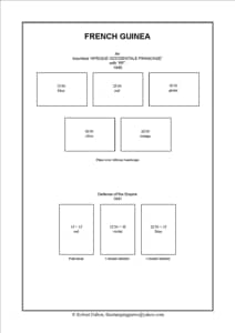 French West Africa Stamp Album