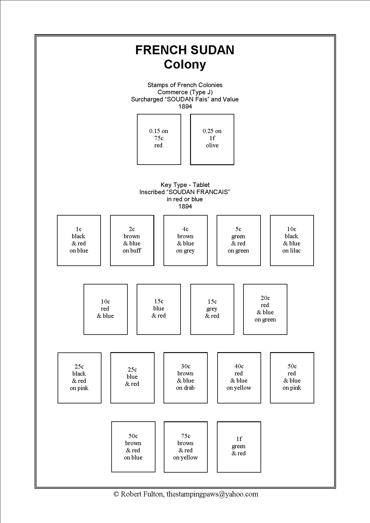 French West Africa Stamp Album