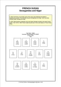 French West Africa Stamp Album