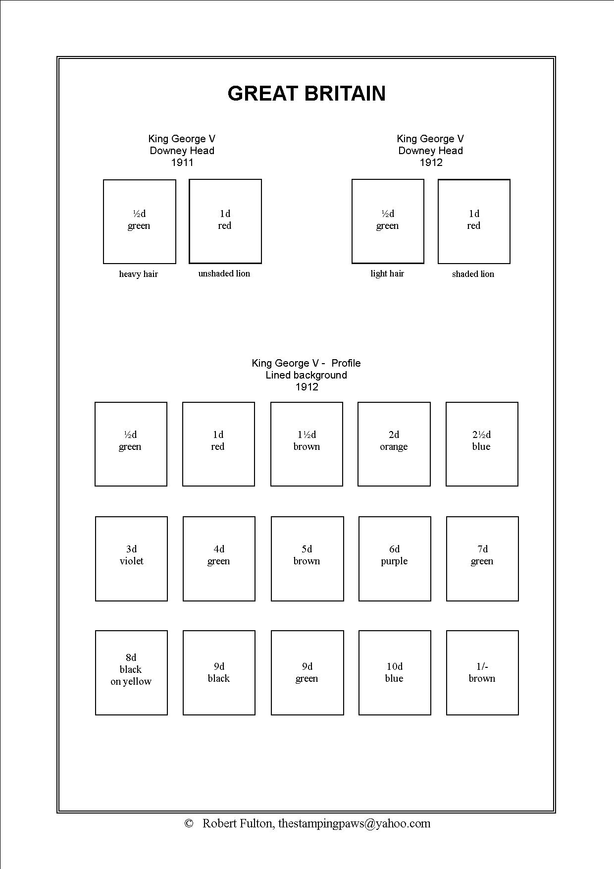 Great Britain Stamp Album