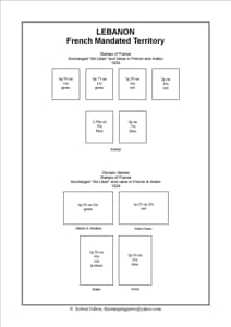 Lebanon Stamp Album