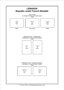 Lebanon Stamp Album