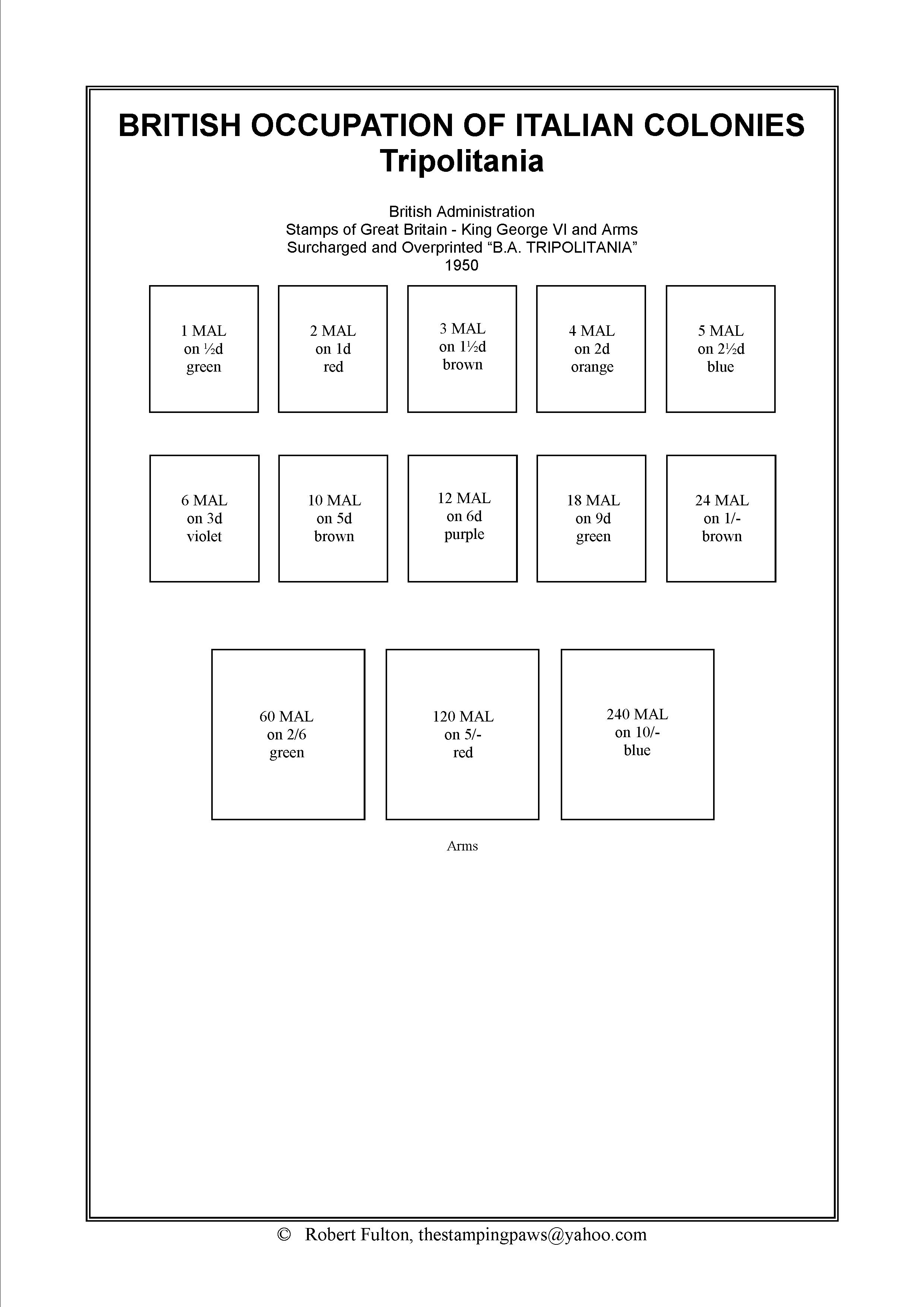 Libya Stamp Album
