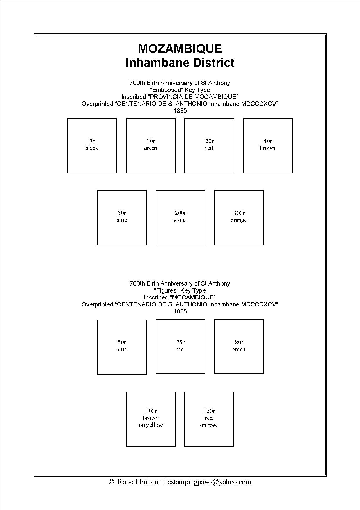 Mozambique Stamp Album