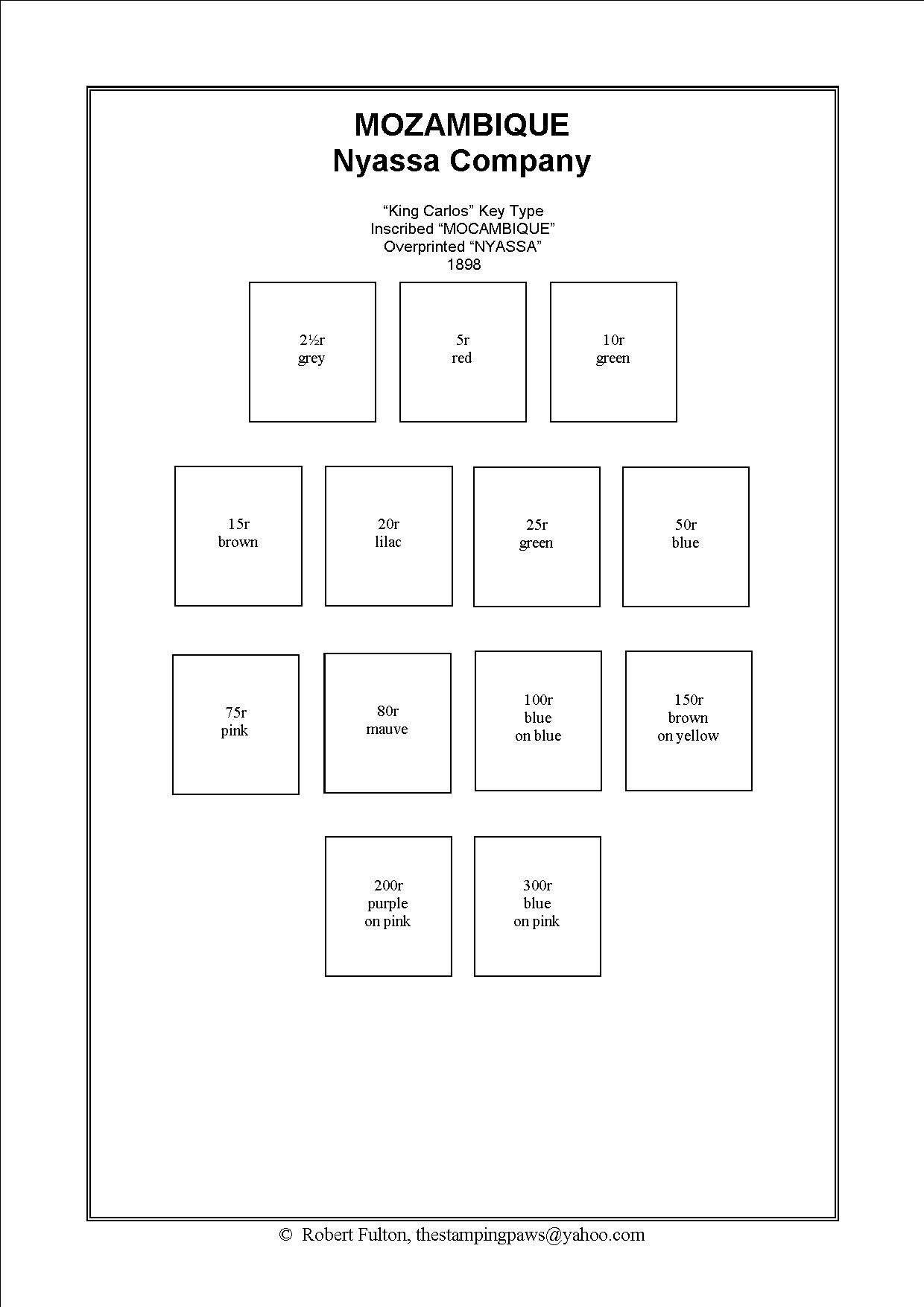 Mozambique Stamp Album