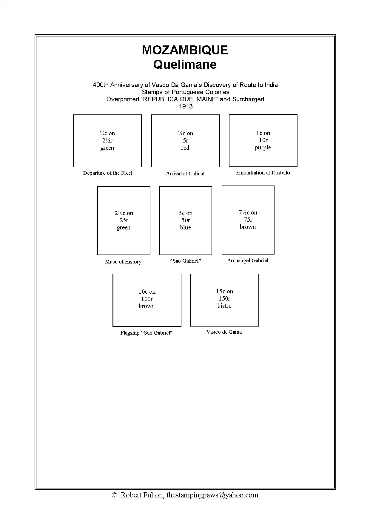 Mozambique Stamp Album