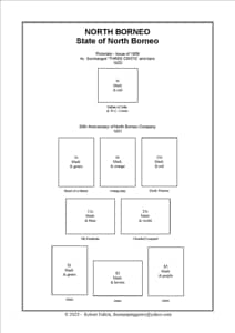 North Borneo Stamp Album