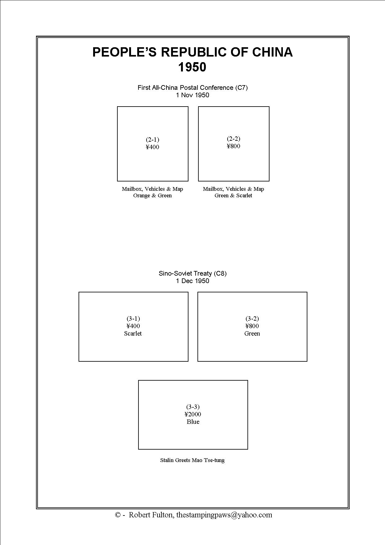 Peoples Republic of China Stamp Album