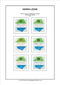 Sierra Leone Stamp Album