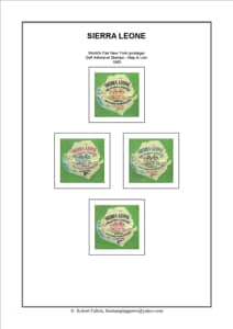 Sierra Leone Stamp Album