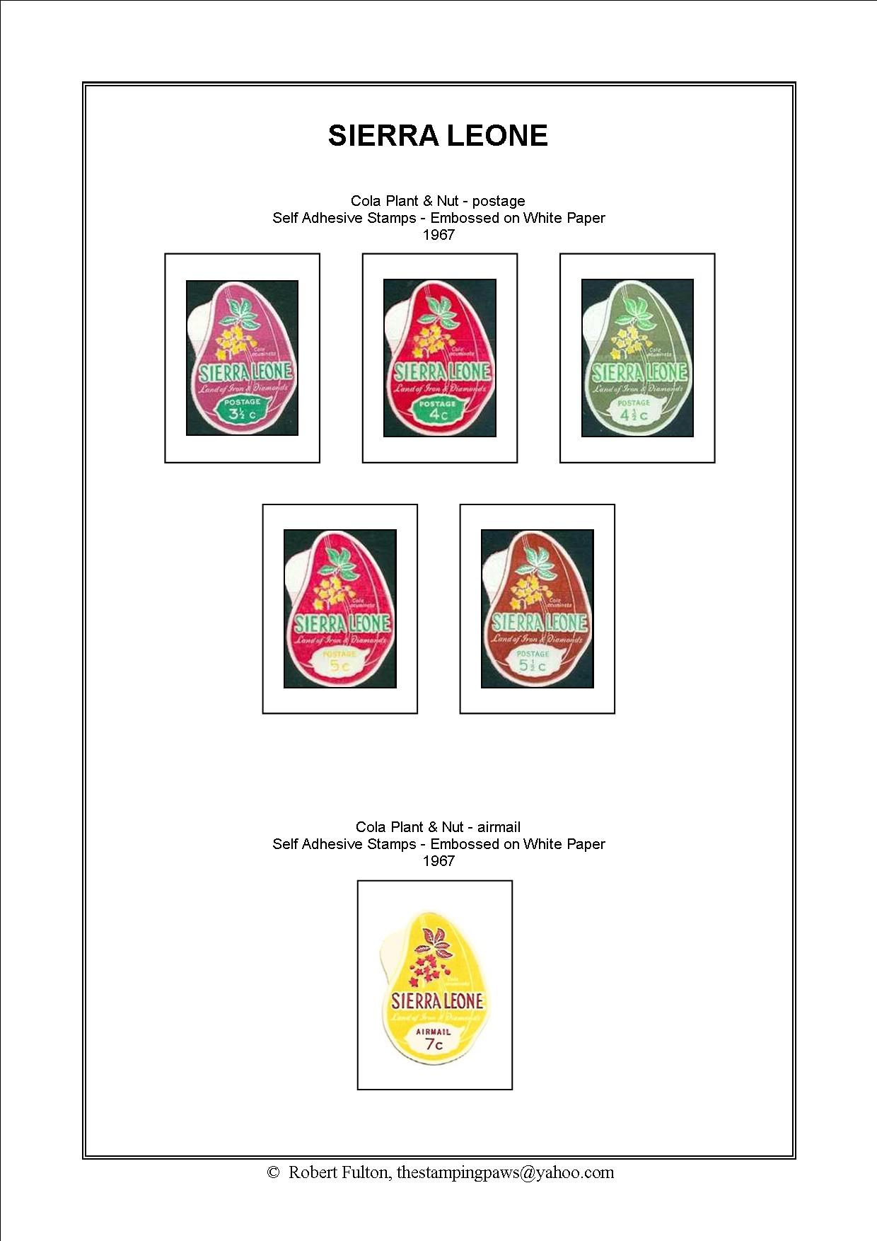 Sierra Leone Stamp Album