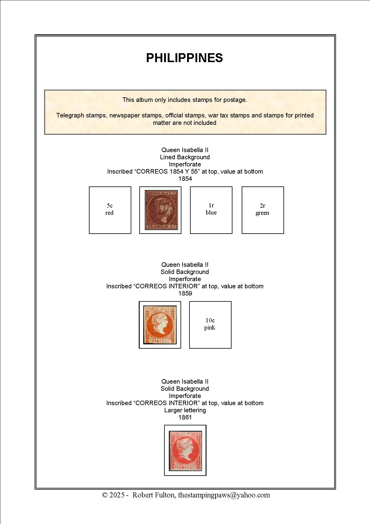 Spanish Colonies Stamp Album