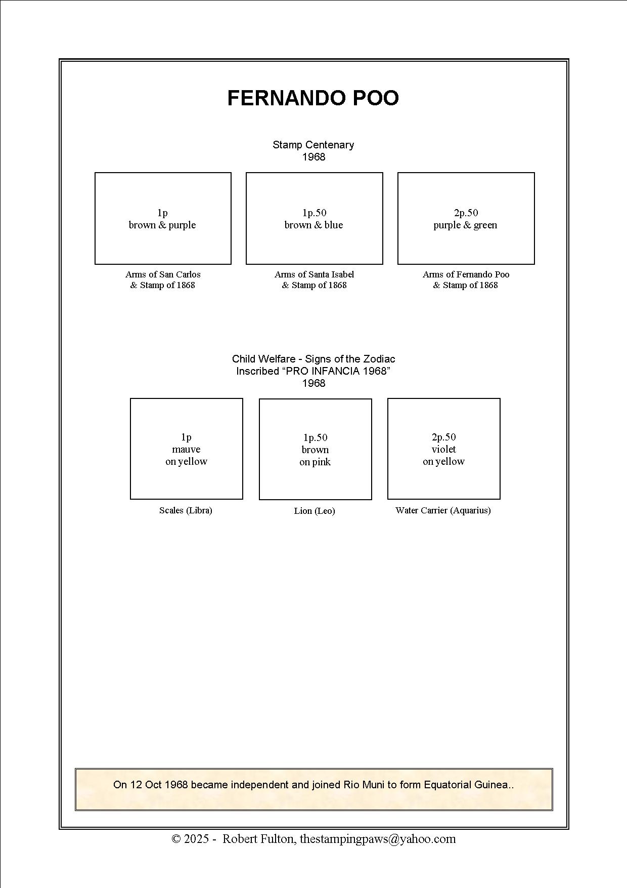 Spanish Guinea Stamp Album