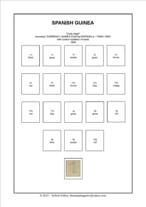Spanish Guinea Stamp Album