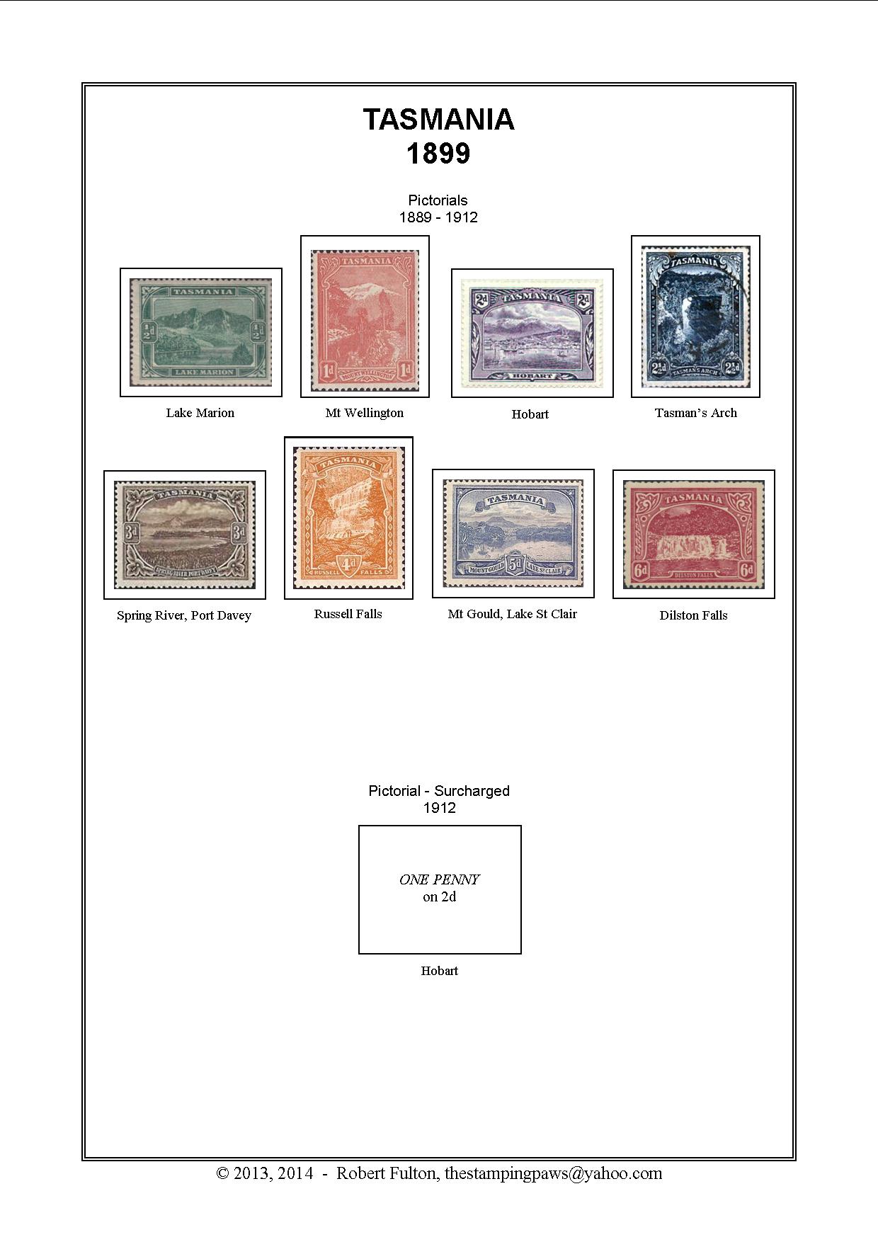 Australian States Stamp Album