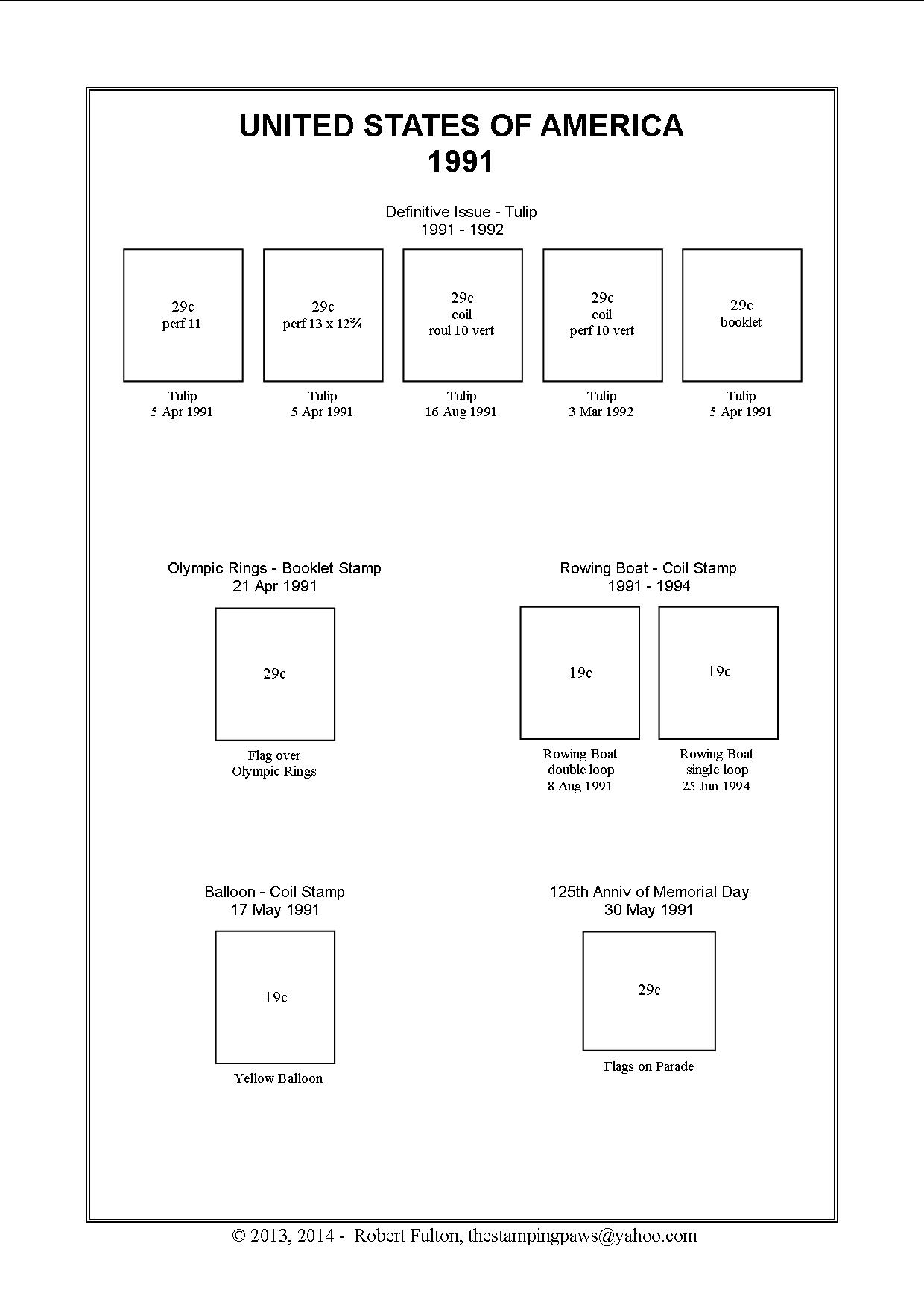 United States Stamp Album